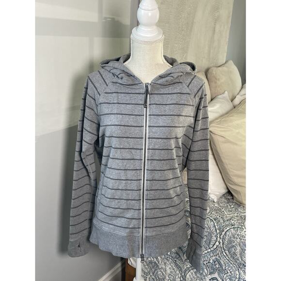 Lululemon Long Scuba Hoodie Rollin’ With My Omies Jacket Sweatshirt Back Zip 6 - Picture 1 of 7